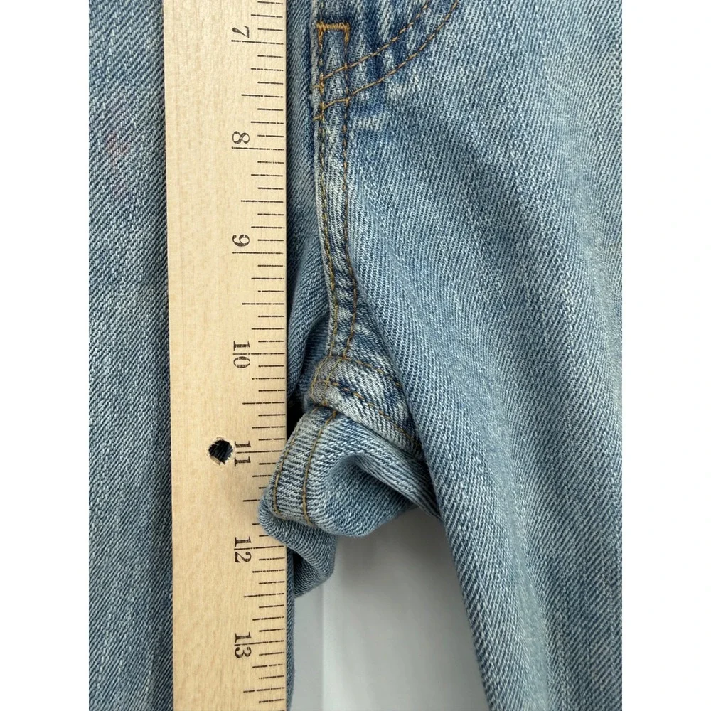 Levis 511 Jeans Mens 33x32 Blue‎ Slim Fit Light Wash Denim Pants Distressed